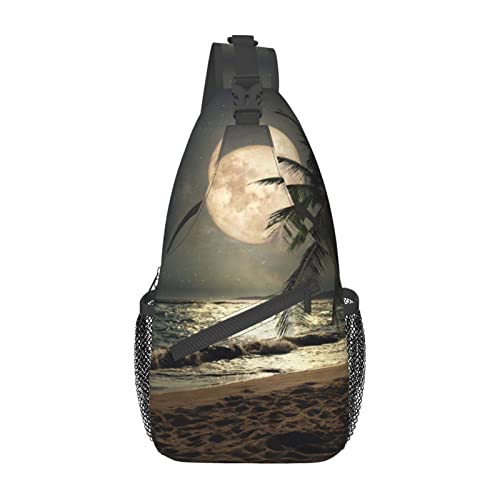 Sac à dos à bandoulière Tropical Beach finitions soignées pour cyclisme urbain
