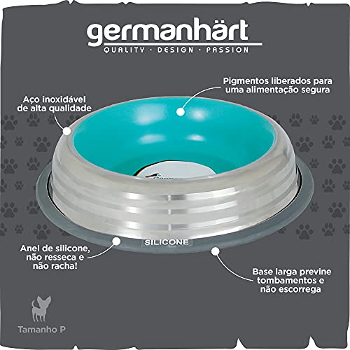 Comedouro GermanHart Premium Azul P 250ml