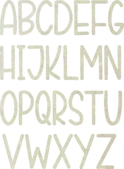 Wooden Letter 8" Blank A Peachy Day Font MDF (Various Sizes)