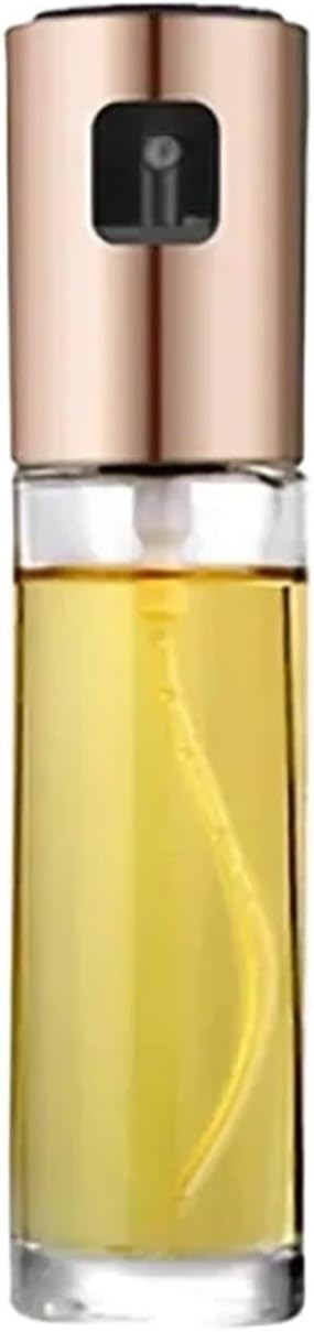 Kitchen Portable Spray Bottle Oil Sprayer Oiler Pot BBQ Barbecue Cooking Tool Can Cookware Household Storage(Rose gold)