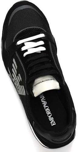 Amazon.co.jp: Emporio Armani Men's Genuine Leather Low Cut