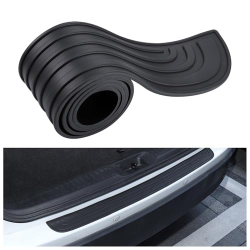 DBSKJMRFT Protector de Parachoques Trasero Coche, para Mazda 3 2020-2024 Sedan Protectora de Umbral de Puerta de Maletero Anti Scratch