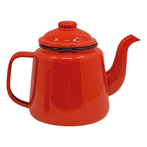 Dunlevy Enamel Teapot with Handle & Lid Cover