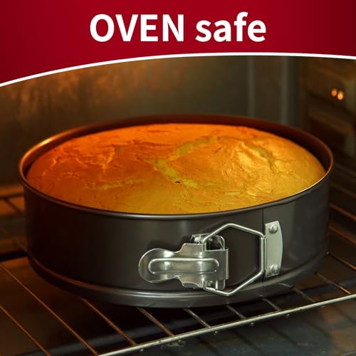 image for Novery Springform Pan 9” Nonstick - Cheesecake Pan with Removable Bo