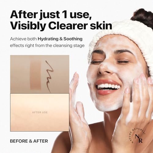 Image of Nature Republic Mild & Moisture Aloe Vera Foam Cleanser