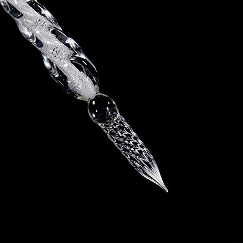 Molshine P003G Handmade Glass Dip Pen Crystal Calligraphy Pen Signature Dipped Pen thumb #2
