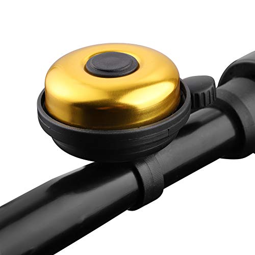 image for Accmor Classic Bike Bell, Aluminum Bicycle Bell, Loud Crisp Clear Soun