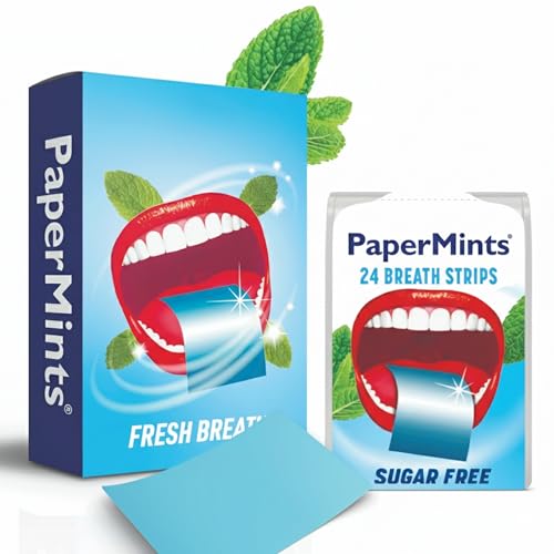 PaperMints Strips Minz-Blätter 6 Packungen mit je 24 Streifen (144 St.)