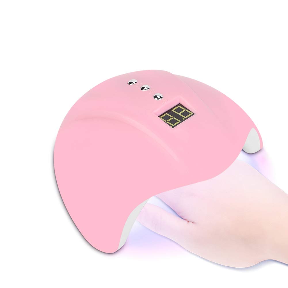 Lampada per Unghie, Macchina for Unghie da 36 W, Manicure Intelligente, Leggera e Portatile, 12 Perline ad Asciugatura Rapida, Cucitura Multi-Step, Unghie Facili
