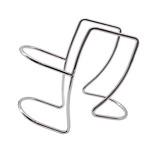 Washing Machine Drain Hose Holder, 304 Stainless Steel Hose Guide Clip, Universal Utility Sink Hose Clamp, Keeps Hose End Stayed in Drainage Area, Fits All Drain Hose