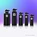 IRON °FLASK Camping & Hiking Hydration Flask with 3 Lids - Stainless Steel, Double Walled & Vacuum Insulated Water Bottle - Leak Proof & BPA Free (Midnight Black, Straw - 40 oz)