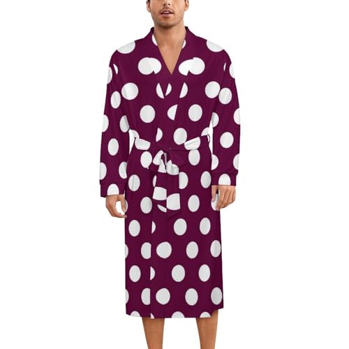 Kimono léger en soie à pois : le vêtement de nuit idéal pour vos matins cocooning