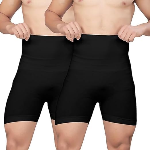 Men Tummy Control Shapewear Shorts High Waist Body Shaper for Men Compression Underwear-picture-39