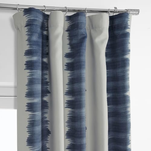 HPD Half Price Drapes BOCH-KC101A-120 Room Darkening Curtain (1 Panel), 50 X 120, Flambe Blue - Image 4