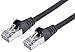 Produktbild PremiumCord Netzwerkkabel, Ethernet, LAN & Patch Kabel CAT6a, 10Gbit/s, S/FTP PIMF Schirmung, AWG 26/7, 100% Cu, schnell flexibel und robust RJ45 kabel, schwarz, 1m