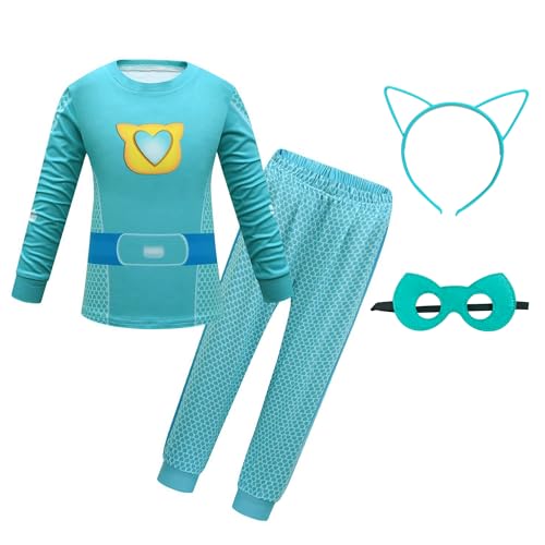 Conjunto disfraz superhéroe con pantalón y accesorios