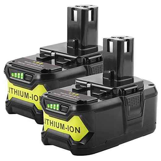 [2 Pack] 18V 6000mAh 18V RB18L50 Replacement Battery for P102 Ryobi Lithium Ion P103, P104, P105, P107, P108, P109 P122 Cordless Power Tools