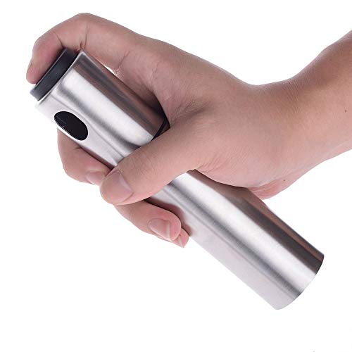 Bluespider@ Stainless Steel Olive Pump Spray Fine Bottle Oil Sprayer Pot Cooking Tool 1pc