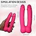 New Remote Control Viboator Toy for Women 7.48 Inch Realistic Dilbo Soft Silicone Dick Wand for Double-Ended Thrusting Play - DSB1