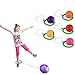 NSDD Skip Ball, Niños Ejercicio Coordinación y Equilibrio Hop Jump Parque de juegos de juguete, Saltar Cuerdas Deportes Bailar Bola de Juguete Juegos de Bola