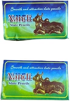 Nandi Slate Pencils, Pack of 6, Smooth Writing