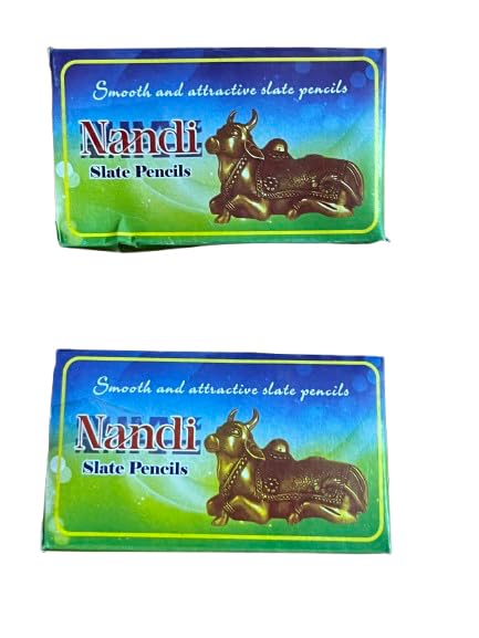 Nandi Slate Pencils, Pack of 6, Smooth Writing
