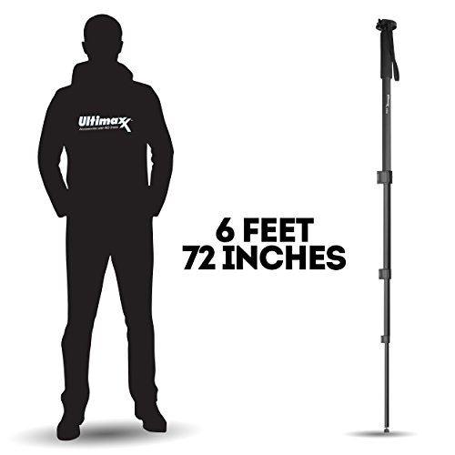 Ultimaxx 738676504057 72 Inch Monopod W/Quick Release For Canon, Nikon, Sony, Samsung, Olympus thumb #4