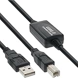 Länge: 10m InLine 34511I USB 2.0 Kabel, aktiv mit Signalverstärkung \