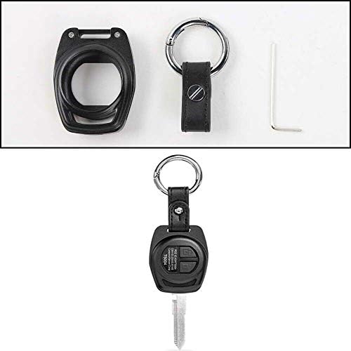 Alloy Car Remote Key Fob Shell Cover Case ABS Black For Suzuki Jimny 2010-2019