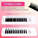 Eyelash Extensions Individual Lashes 0.15 C curl 7-15mm Mix Classic Lash Extensions FADVAN Single Volume Fan Eyelashes Professional Matte Black Semi Permanent Soft Natural for Salon (Mix 7-15) - Image 5