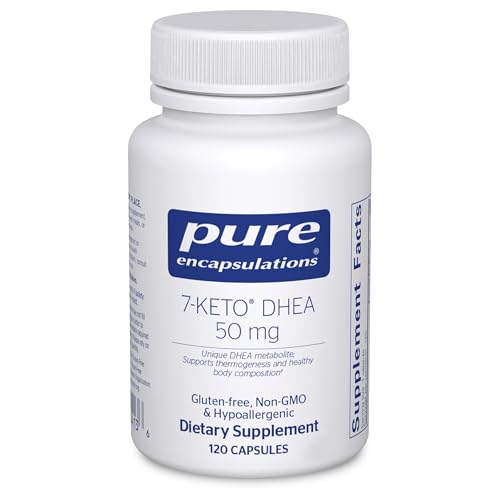 Pure Encapsulations 7-Keto DHEA 50 mg | Unique DHEA Metabolite Supplement to Support Thermogenesis and Healthy Body Composition* | 120 Capsules