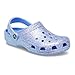 Crocs Classic Clog – Glitter Unisex Clogs for Women and Men - Croslite™ Upper – Adjustable Heel Strap - Glitter Moon Jelly Men's 13, Women's 15 Medium