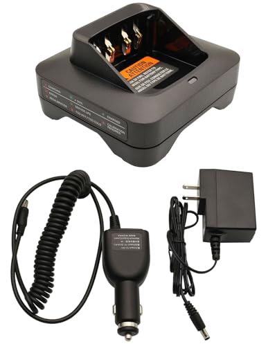 PMPN4527A Rapid Charger DC 12V/24V Car Charger Compatible for Motorola R7 XPR3300e XPR3500e XPR3300 XPR3500 XPR7550e XPR7350e APX4000 R5 PMNN4409AR PMNN4491A PMNN4493A
