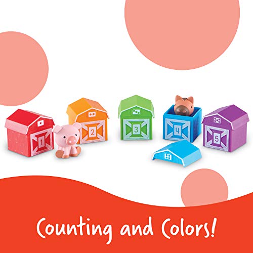 Learning Resources Peekaboo Learning Farm - 10 Pieces, Ages 18+ months Toddler Learning Toys, Counting and Sorting Toys… - Image 5