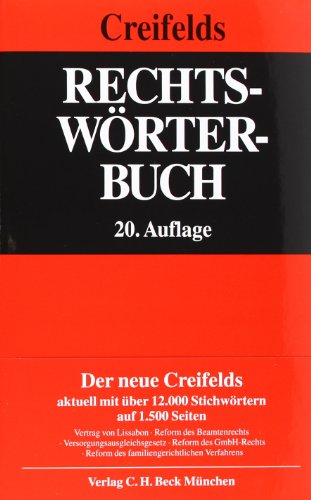 Preisvergleich Produktbild Rechtswörterbuch: Rechtsstand: Mai 2010