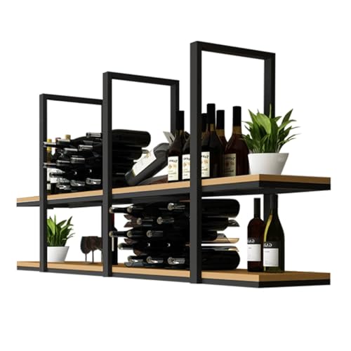 Support de verre à vin de plafond industriel à 2 couches pour optimiser votre bar - 2
