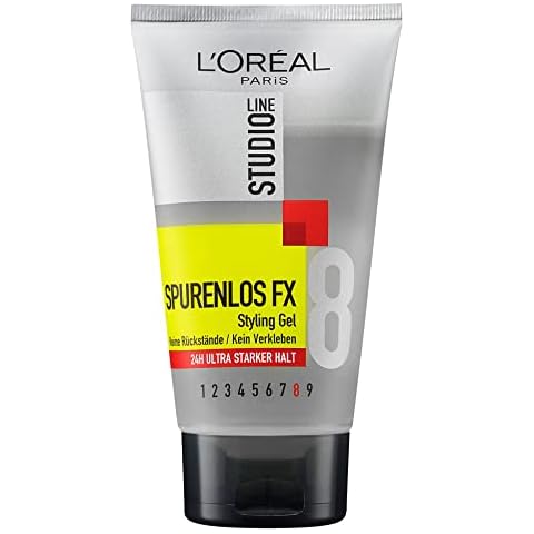 L'Oréal Paris Studio Line Haargel, 24h ultra-starker Halt, Kein Verkleben und ohne Rückstände, Spurenlos FX Styling Gel Cover