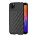 Produktbild AICEK Hülle Compatible Huawei Y5p / Honor 9S Schwarz Silikon Handyhülle für Huawei Y5p Schutzhülle Karbon Optik Soft Case (5,45 Zoll)