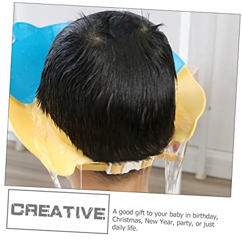 CIMAXIC Touca Shampoo Chapéu Lavagem Cabelo Chapéu Banho À Prova D'Água Acessório Banho Bebê Acessó