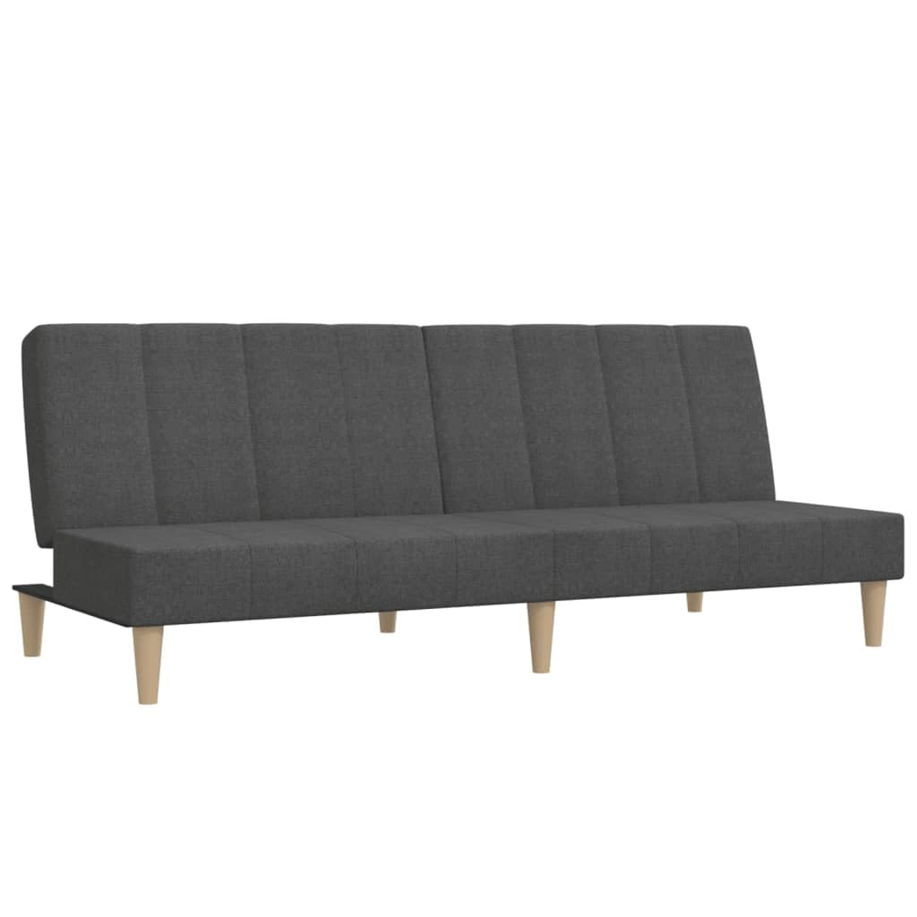Divano Letto a 2 Posti Grigio Scuro in Tessuto,Divano da Soggiorno,Divano di Design Moderno,Divano Letto 2 Posti Economico-375866
