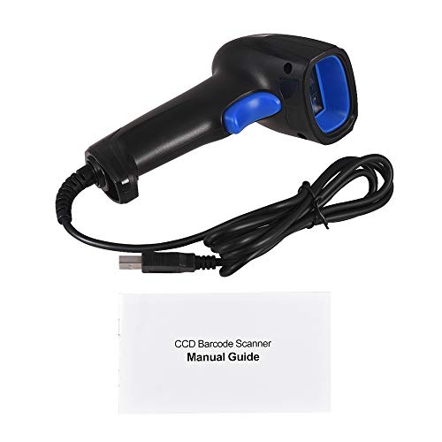 Handheld CCD Barcode Scanner USB Automático Com Fio 1D Leitor de Código de Barras Leitor de Varredur