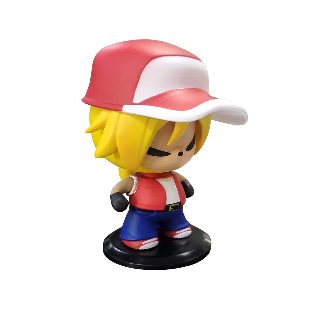 UNICOSNK Authentic Authorization The King of Fighters Doll: Terry Bogard Doll with Shaking Head Function, Retro Game Toy Gift