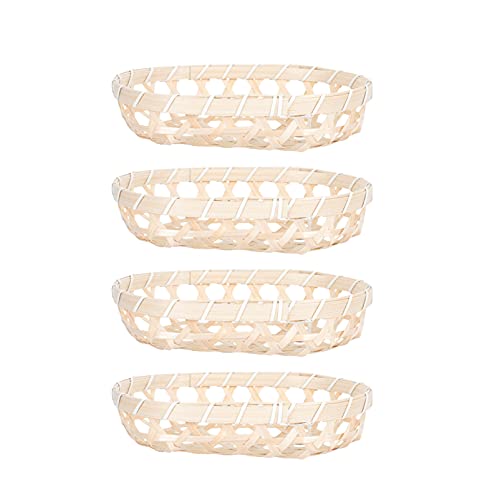 4pcs Hamburger Basket Storage Basket Home Decorative Basket Storage Plate Home Storage Holder Fruit Basket Fruit Storage Holder Desktop Decor Storage Tray Premium Plate Fruit Plate