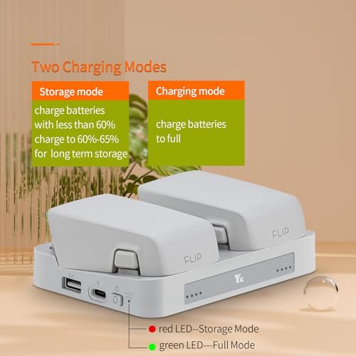 Batterie DJI Flip en panne ? Hub de charge bidirectionnel vertical pour drone - 3