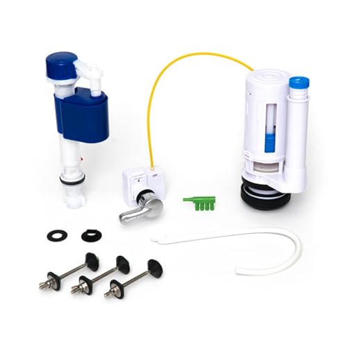 2 Inch Dual Flush Valve Complete Conversion Kit And Overflow Water Conserver ...