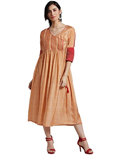 Image of Jaipur Kurti Silk A-Line Dress