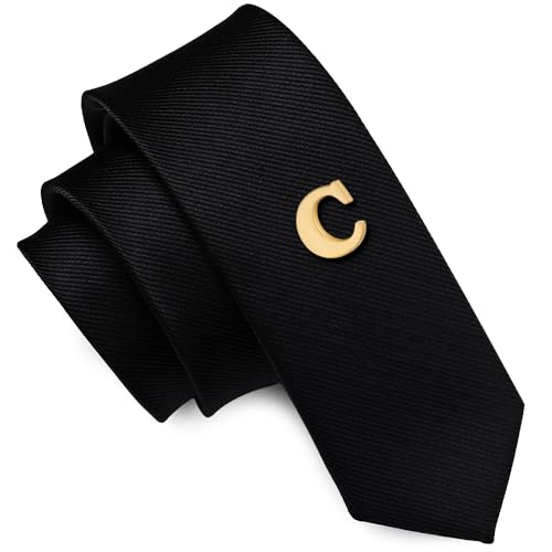 Image of HONEY BEAR Mens Womens Initial Alphabet Letter Lapel Pins Collar Badge Brooches for Business Wedding Graduation Gift Matte Gold 0.59 inches