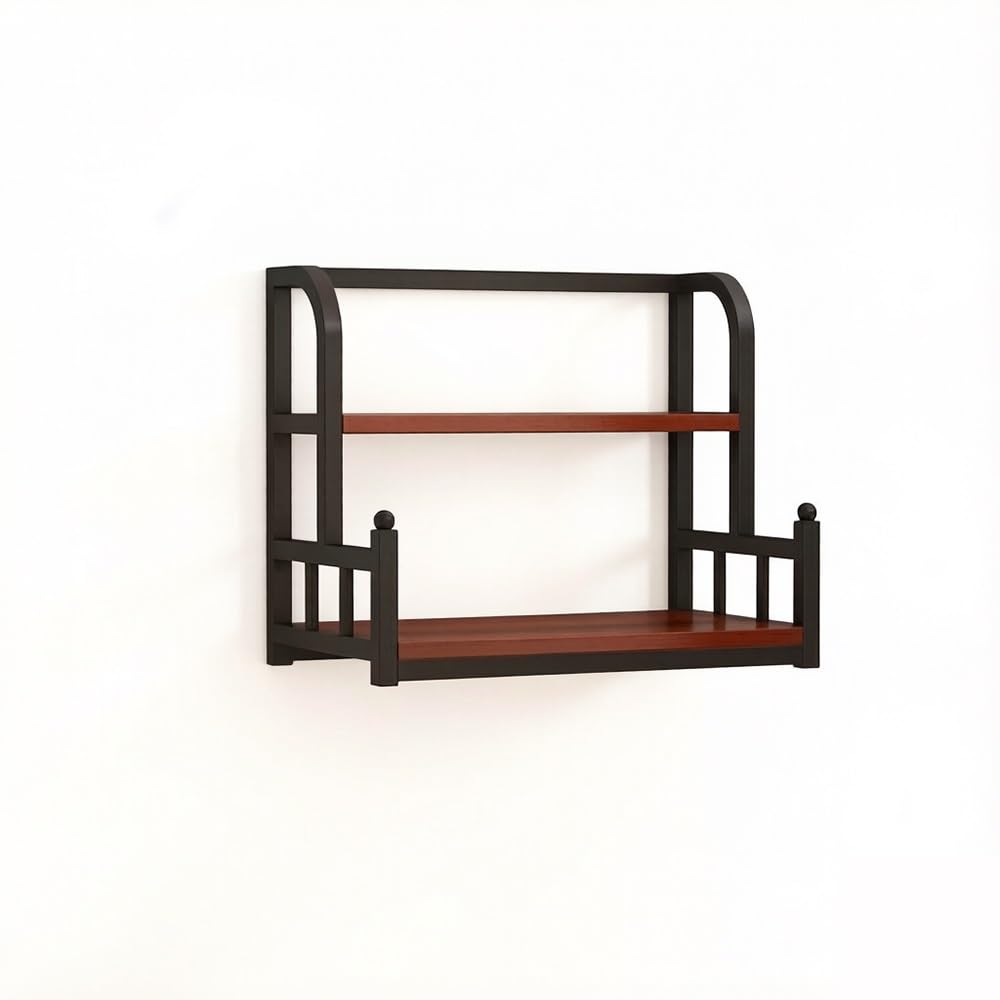 ZZlei2yu-12 buddhist altar shelf Wall-Mounted Buddhist Altar Shelf - 2-Tier