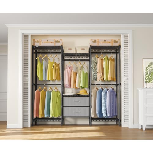Image of VIPEK V20 Plus Clothes rack for Bedroom /Walk-in Closet, Black