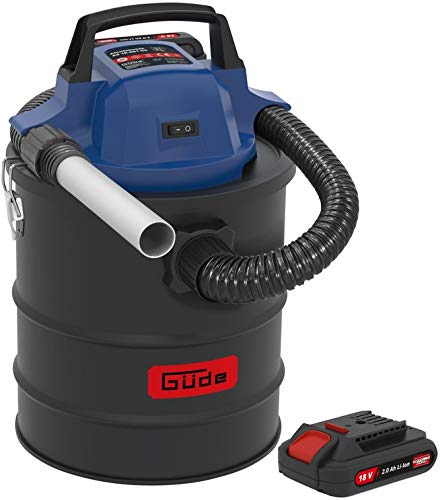 Güde AS 18-201-05 Aspirador de Cenizas inalámbrico, Negro/Azul - imagen 2